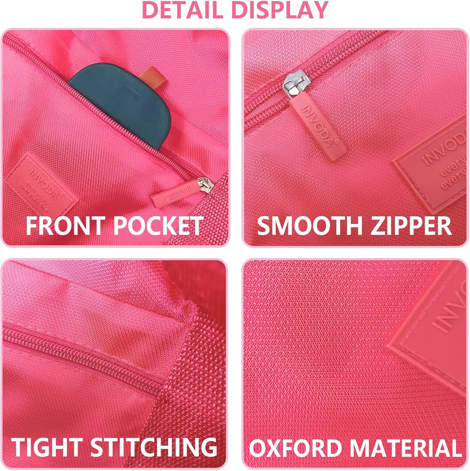 4PCS Travel Bag Foldable Luggage Bag for Spirit Airlines Tote Carry on Duffle Bag Sports Gym Water Resistant Personal Item Bag Weekender Overnight Bag (4 PCS)