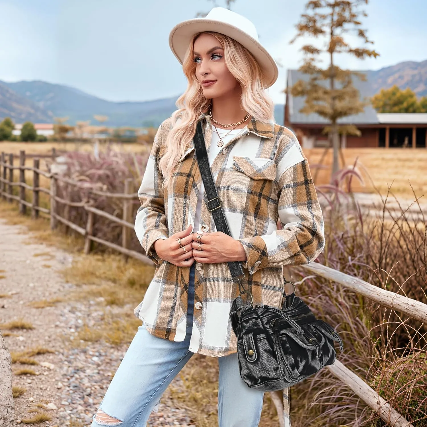 Angel Kiss Hobo Purses for Women Crossbody Shoulder Bag Ladies Multi Pocket Handbags with Adjustable Shoulder Strap