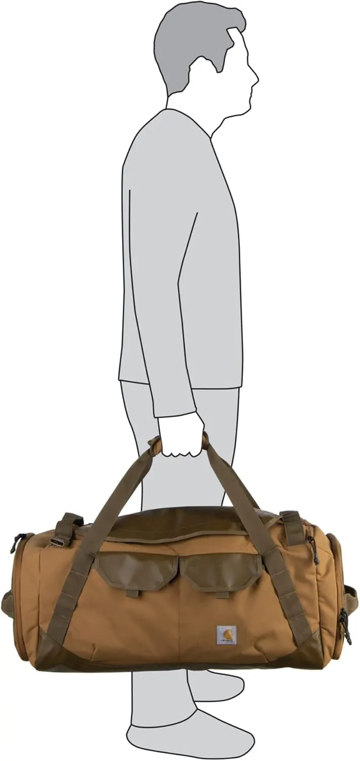 Carhartt Heavy Haul Utility Duffel Bag's, Water-Resistant Packable Bag for Jobsite, Gym, and Travel