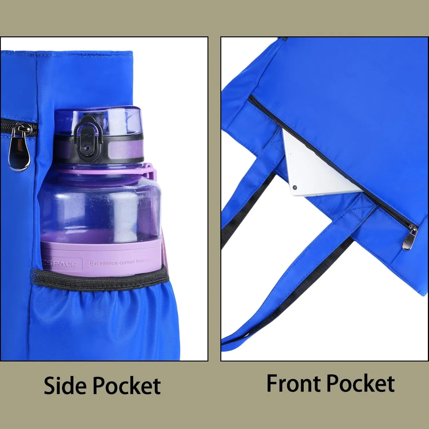 CLOUDMUSIC Shoulder Tote Bag For Nurses Teachers Work Gym Travel Beach Women With Large Capacity Waterproof