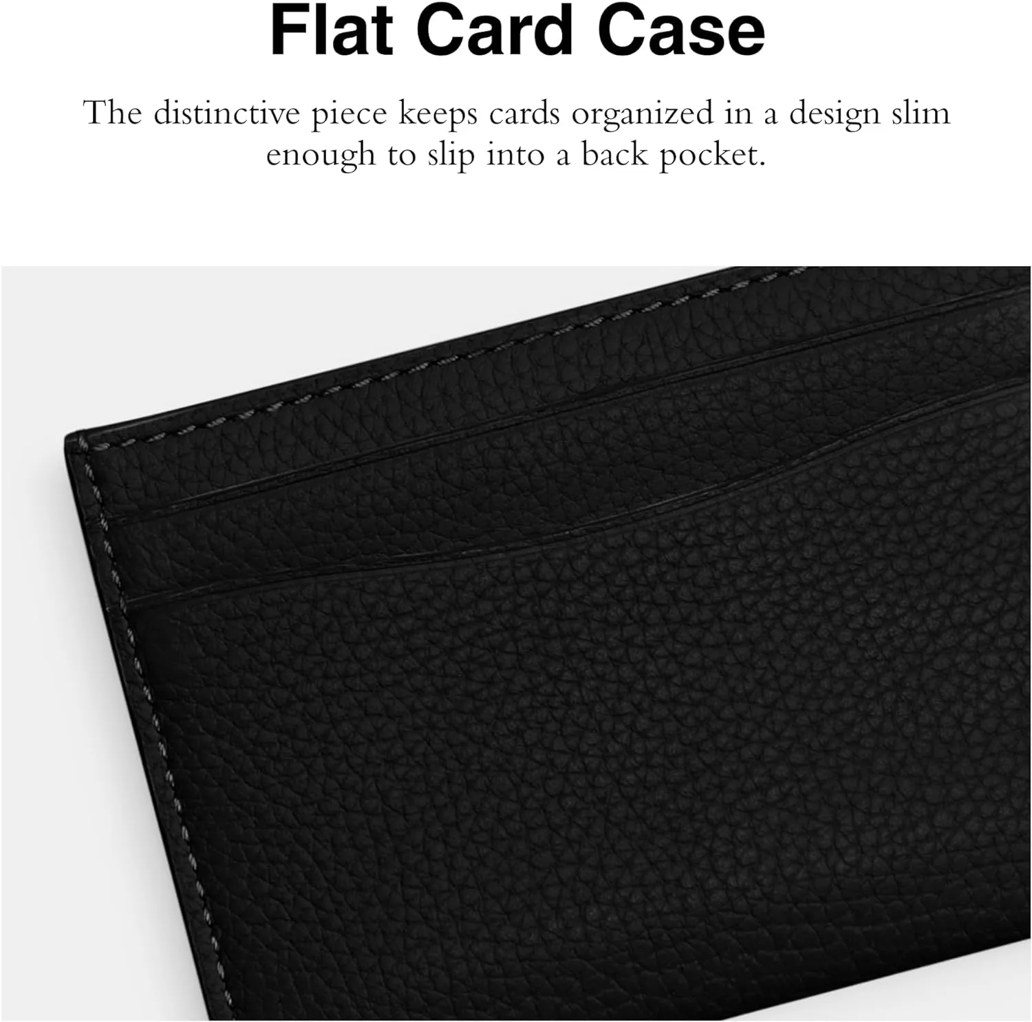 Coach Polished Pebble Leather Essential Card Case, Black