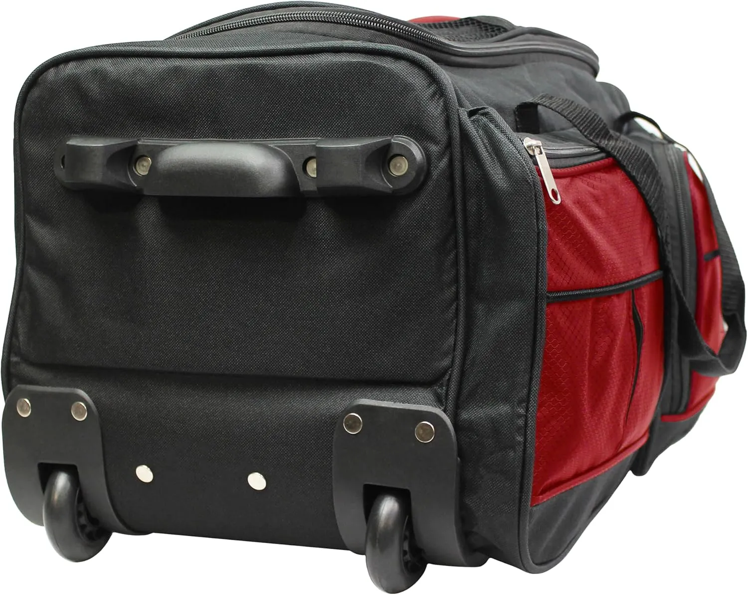 Dejuno 20-Inch Carry-on Rolling Duffle Bag, Red, One Size