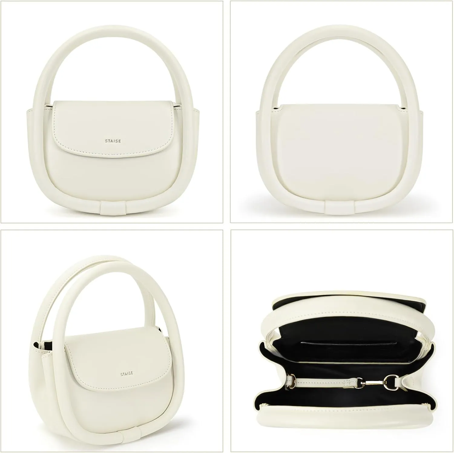 Designer Top Handle Shoulder Bags for Women, Trendy Mini Crossbody Purses, Women’s Leather Handbags with Straps