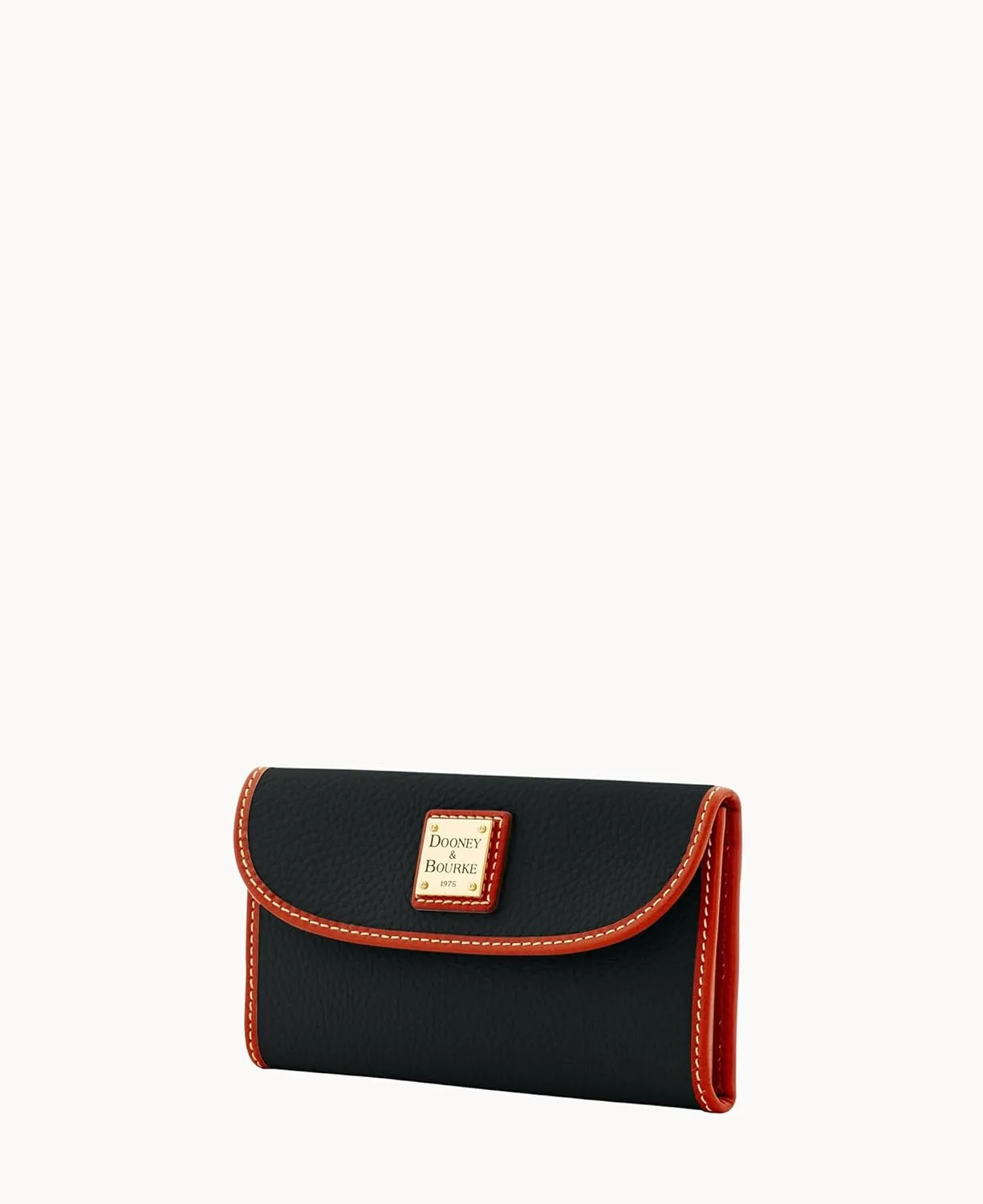 Dooney & Bourke Women's Continental Clutch in Pebble Grain Leather, Trifold Wallet with Multiple Card Holder