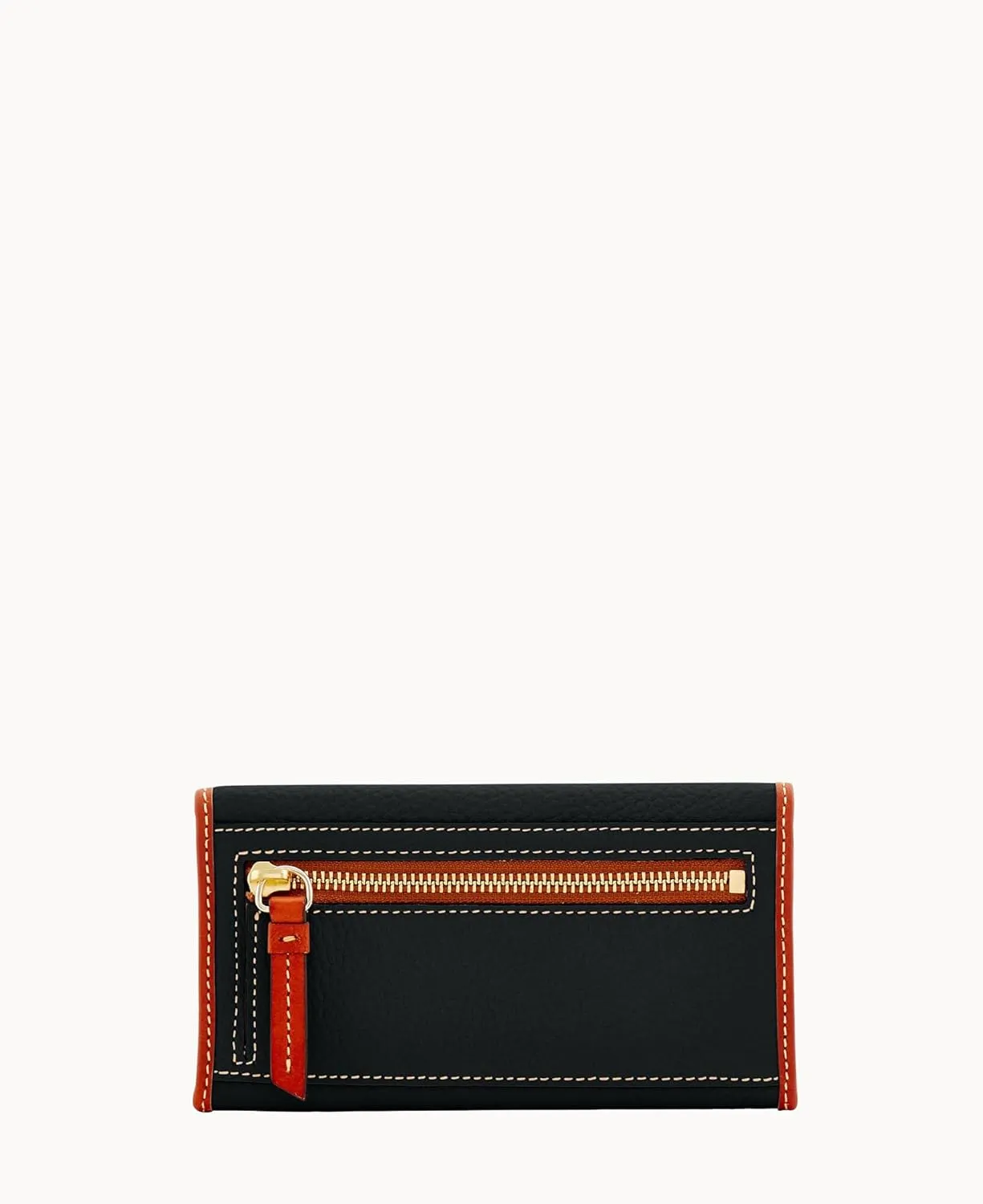 Dooney & Bourke Women's Continental Clutch in Pebble Grain Leather, Trifold Wallet with Multiple Card Holder