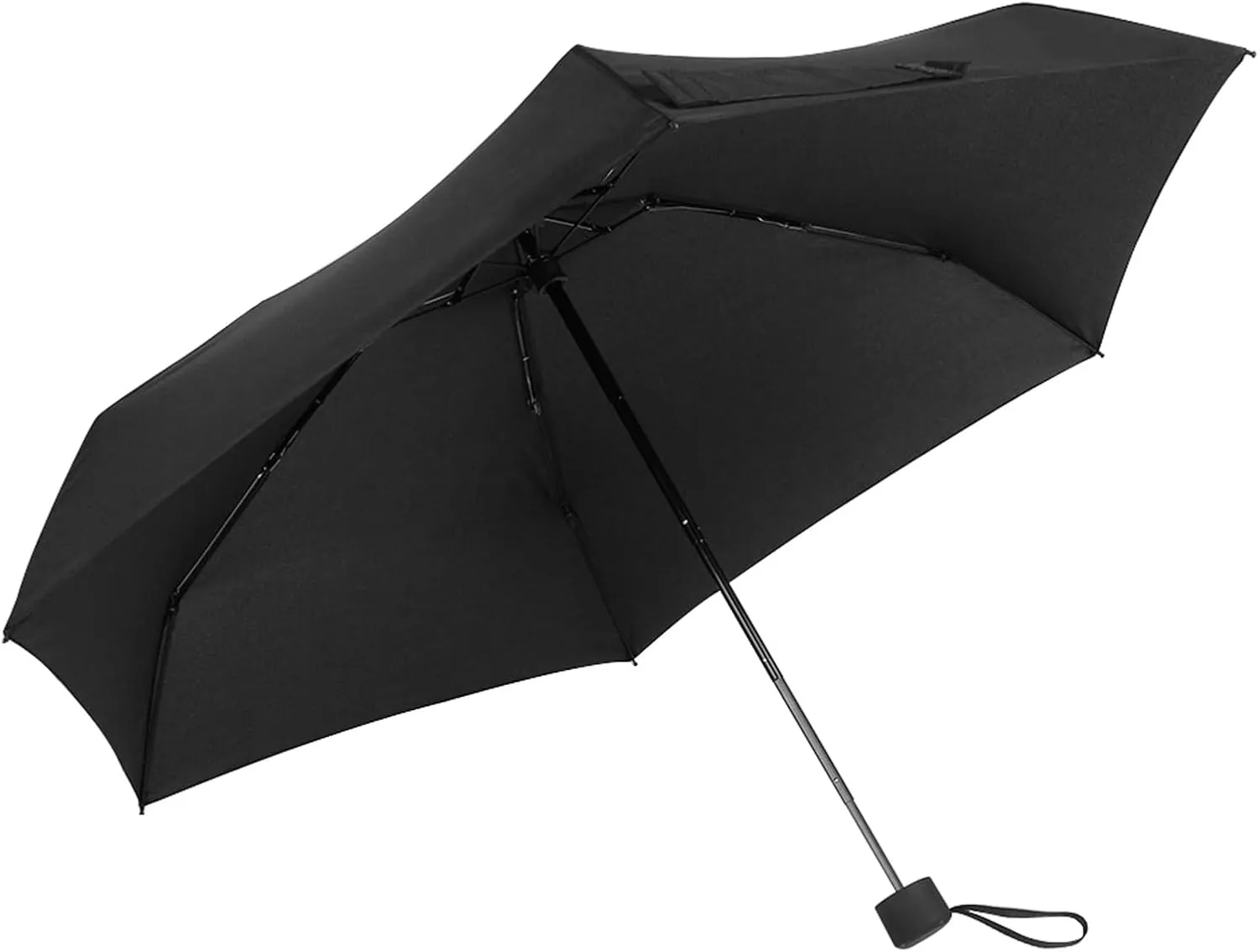 GAOYAING Compact Travel Umbrella with Case Sun&Rain Lightweight Small and Compact Suit for Pocket Black,34 Inches