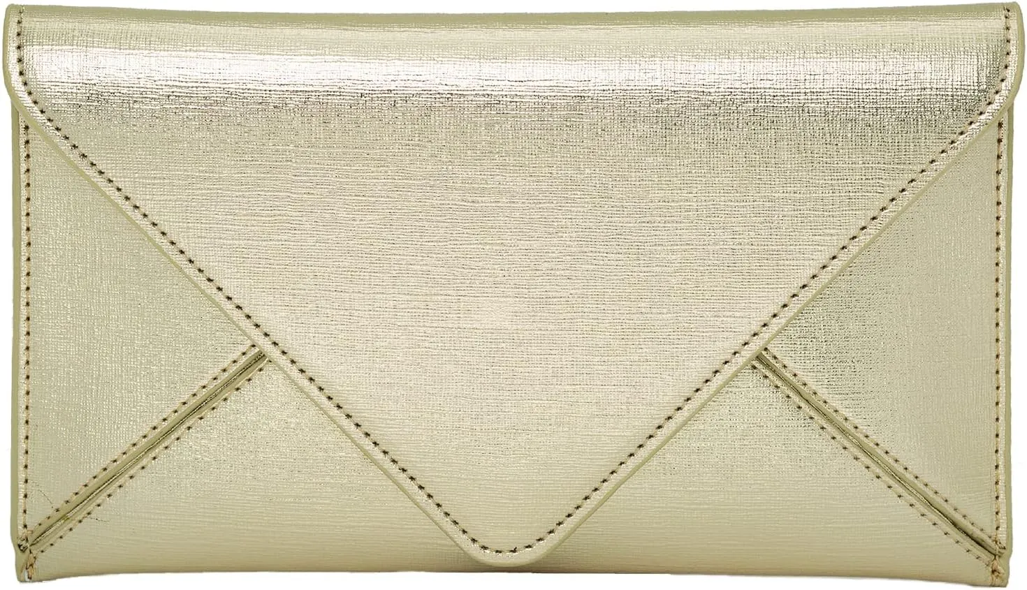 JNB Women's Metallic Material Clutch Purse