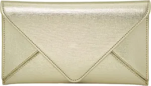 JNB Women's Metallic Material Clutch Purse