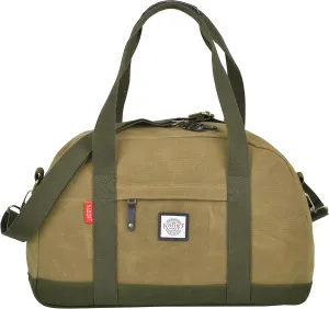KAMP NEW YORK Boston Travel Duffel Bag, Weekender Overnight Shoulder Bag for Men and Women (Beige)