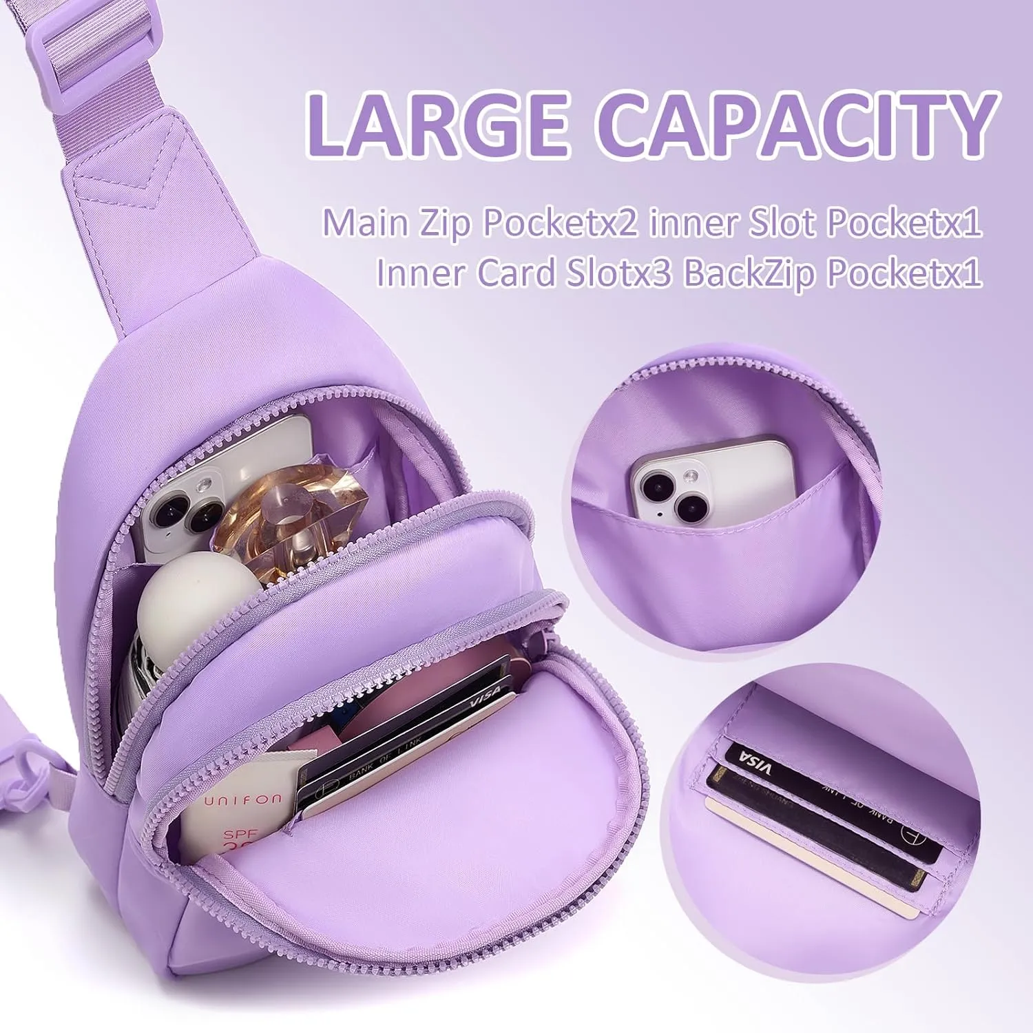 Kids Crossbody Small Sling Bag Initial Girls Fanny Pack Belt Bag Cute Backpack Purse Chest Bag for Girls Gifts