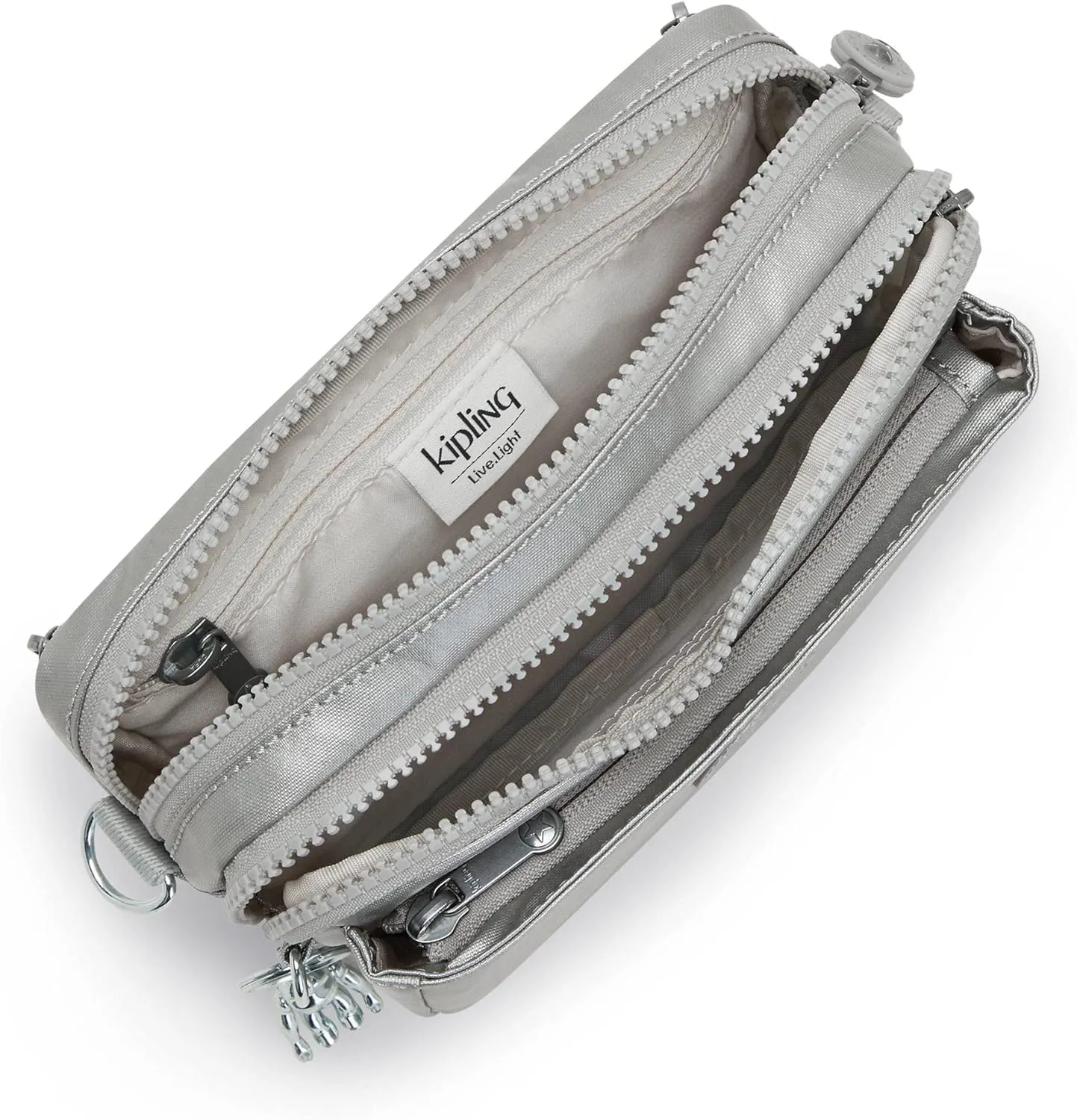Kipling Abanu Multi Metallic Convertible Crossbody Bag