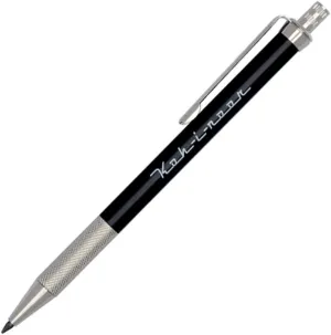 Koh-I-Noor Toison d'Or Notebook Incremental Clutch Lead Holder with 2mm x 90mm Lead, Black, 1 Each (5608CN1005KK)