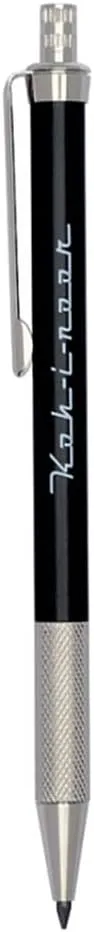 Koh-I-Noor Toison d'Or Notebook Incremental Clutch Lead Holder with 2mm x 90mm Lead, Black, 1 Each (5608CN1005KK)