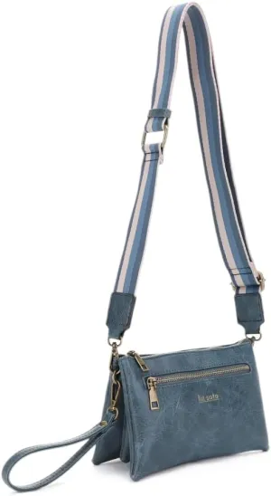 Liz Soto Chloe Small Crossbody Purses for Women  Convertible Cross Body Bag, Clutch Wallet Wrist Purse with Woven Strap