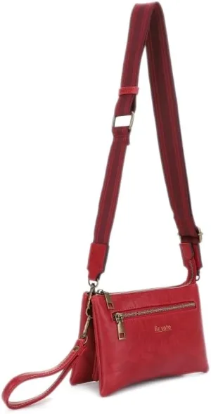 Liz Soto Chloe Small Crossbody Purses for Women  Convertible Cross Body Bag, Clutch Wallet Wrist Purse with Woven Strap