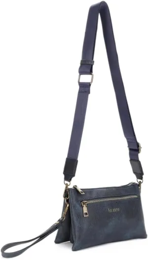 Liz Soto Chloe Small Crossbody Purses for Women  Convertible Cross Body Bag, Clutch Wallet Wrist Purse with Woven Strap