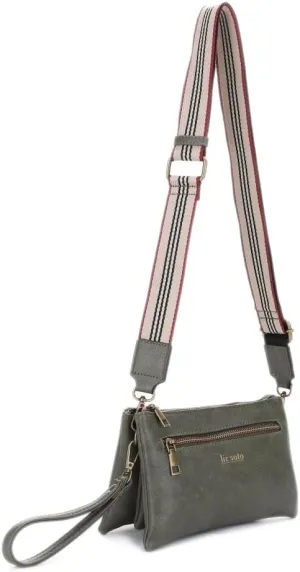 Liz Soto Chloe Small Crossbody Purses for Women  Convertible Cross Body Bag, Clutch Wallet Wrist Purse with Woven Strap