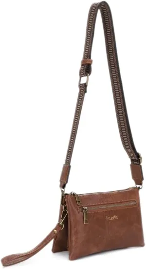 Liz Soto Chloe Small Crossbody Purses for Women  Convertible Cross Body Bag, Clutch Wallet Wrist Purse with Woven Strap