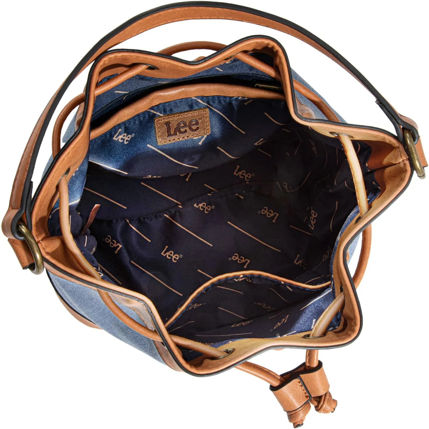 Montana West X Lee Bucket Bag for Women Drawstring Hobo Crossbody Bag with Detachable Straps