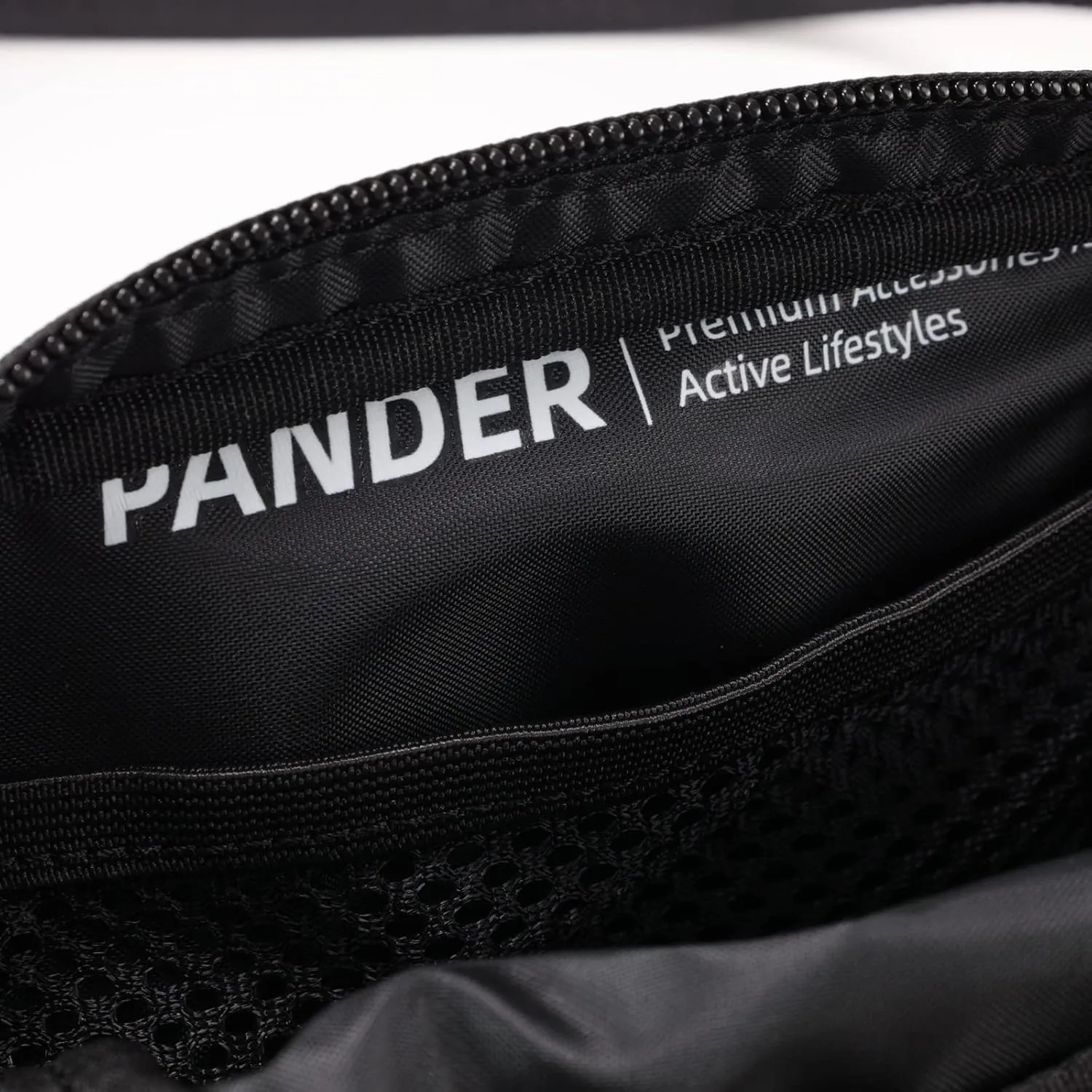 Pander Mini Belt Bag – Ultra Compact, Fits 6.7” Phone, Lipstick, Earbuds, Essentials, Small Crossbody Waist Purse, Black Onyx