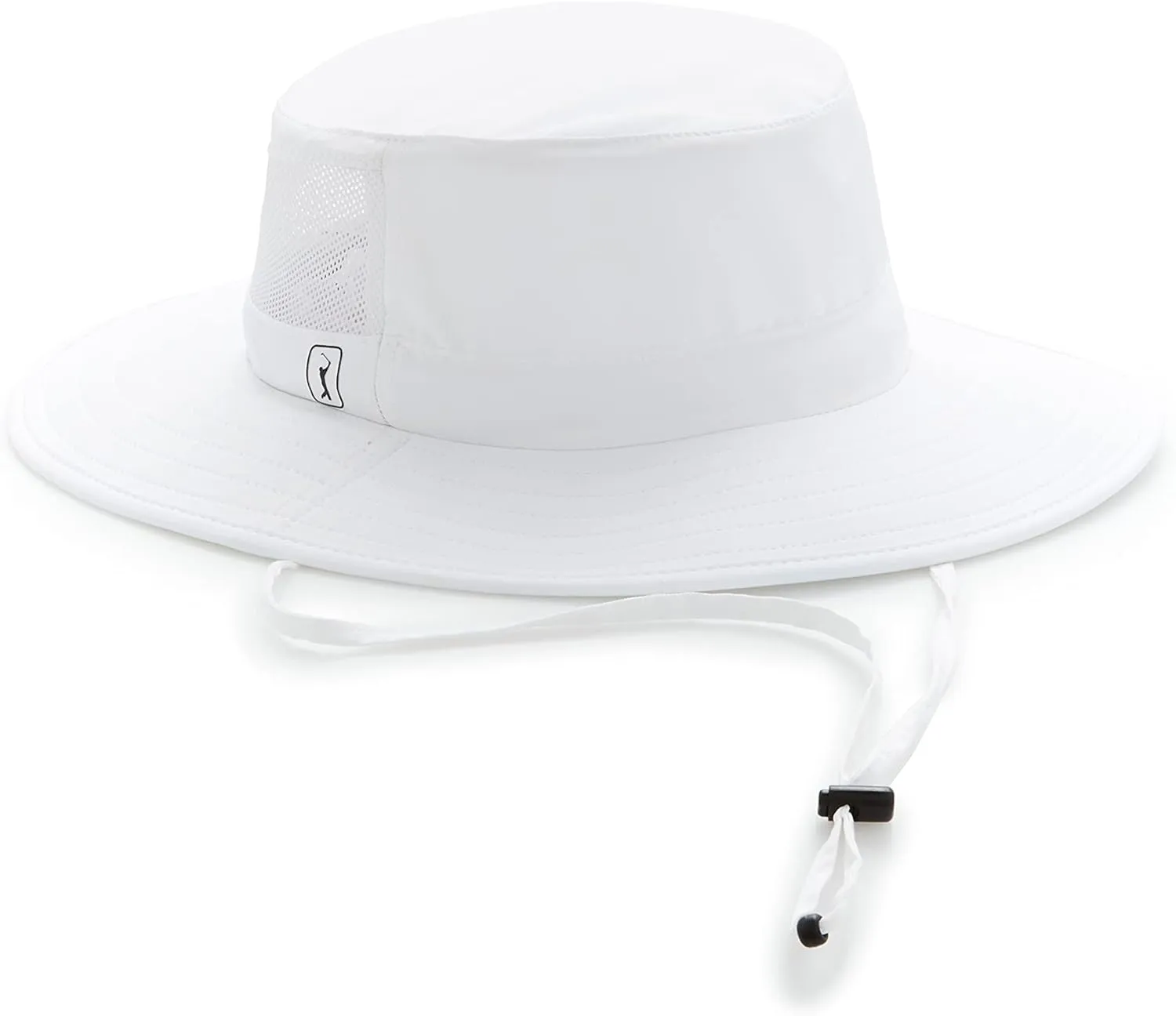 PGA TOUR Mens Solar Golf Bucket Hat with Chin Strap