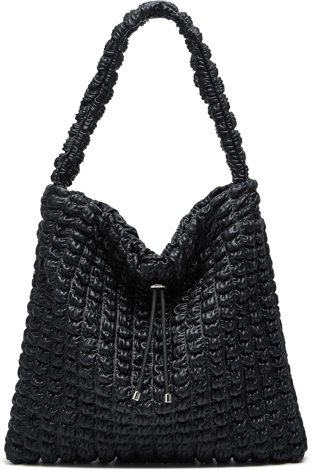Purses for Women Vegan Leather Bag Bubble Purse Shoulder Bags Slouchy Crossbody Hobo Satchel Messenger
