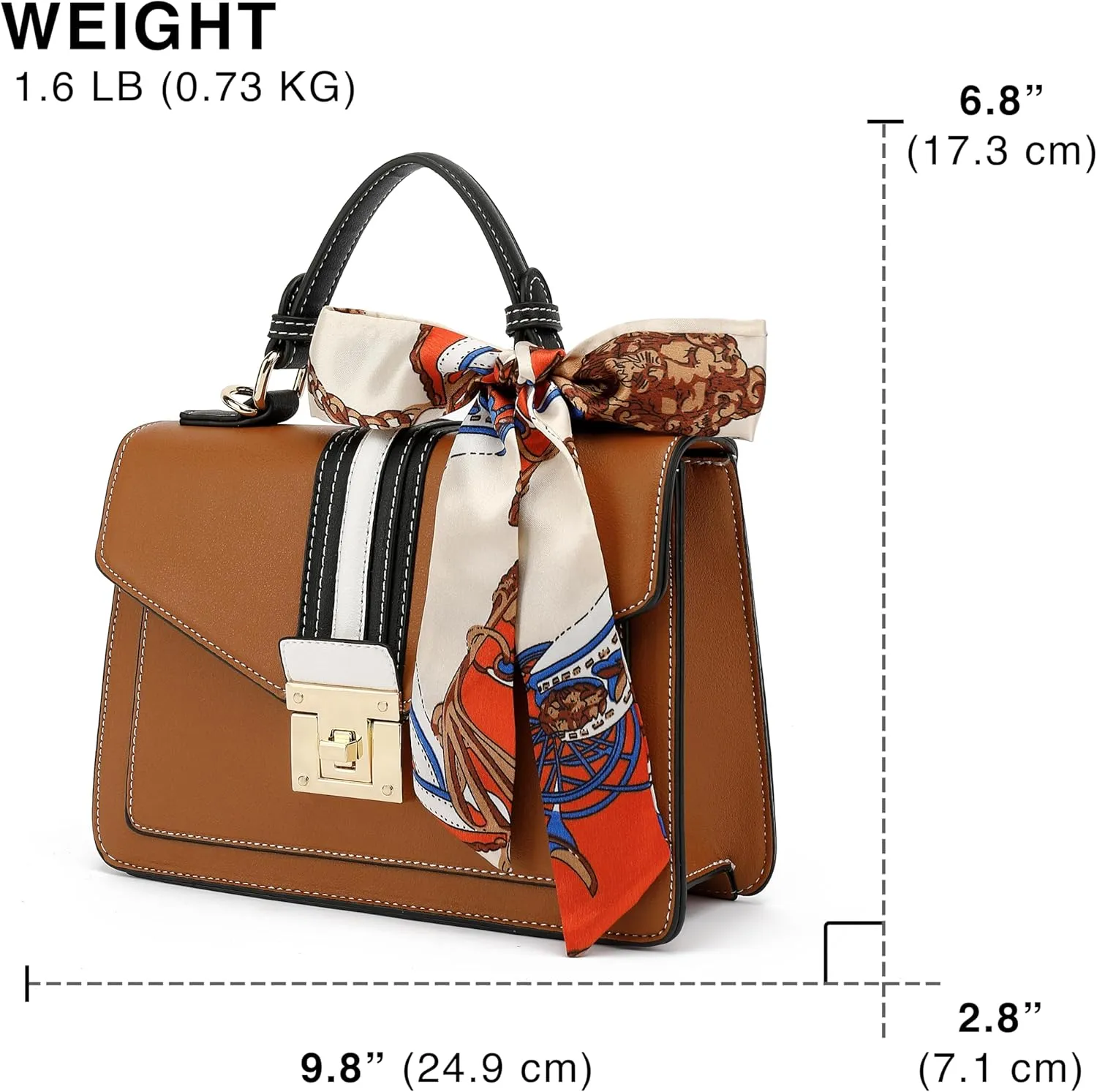 Scarleton Brown A Classic Satchel Handbag