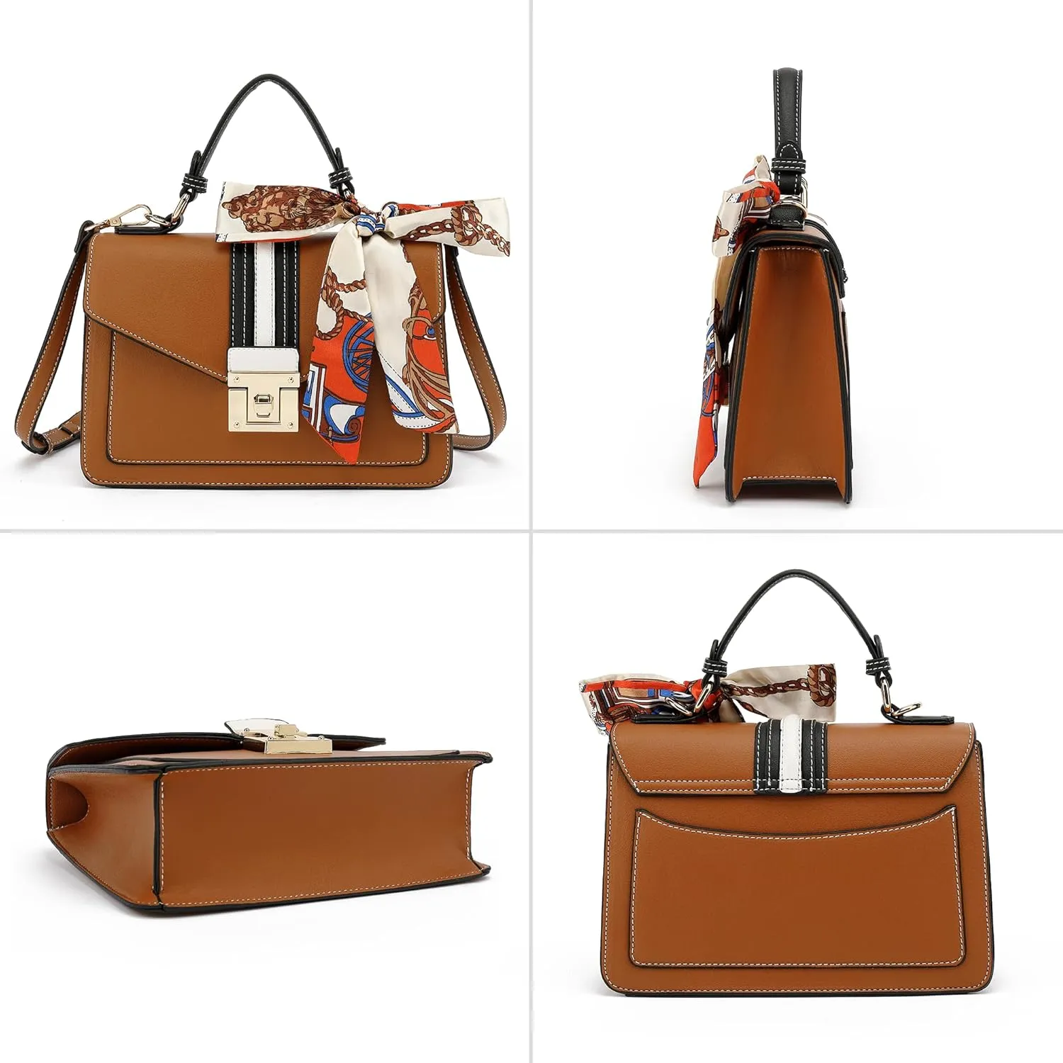 Scarleton Brown A Classic Satchel Handbag