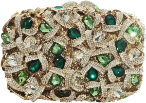 Sparkly Women Crystal Clutch Rhinestone Purse Diamond Evening Bag Bridal Evening Clutch for Prom Cocktail Party