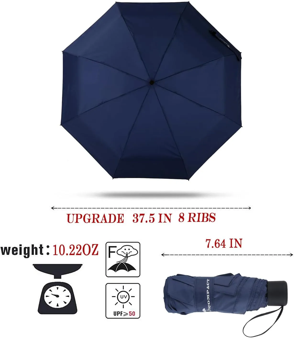SY COMPACT Travel Umbrella - Lightweight Portable Mini Compact Umbrellas-Factory Outlet Shop