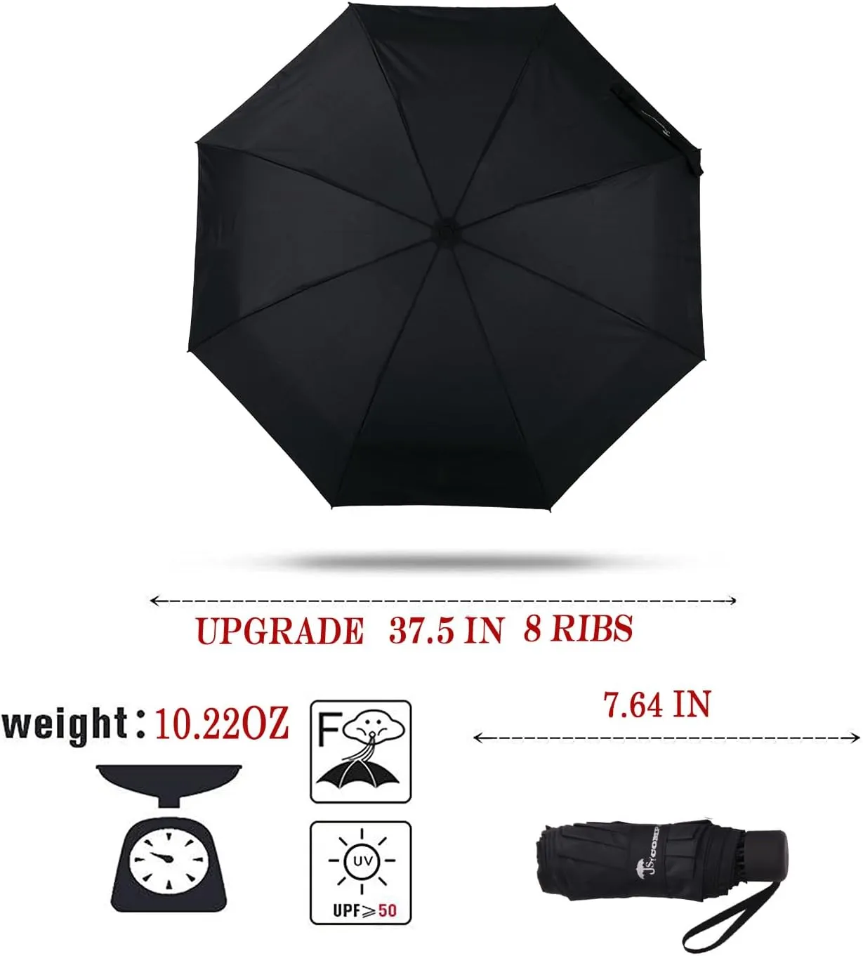 SY COMPACT Travel Umbrella - Lightweight Portable Mini Compact Umbrellas-Factory Outlet Shop