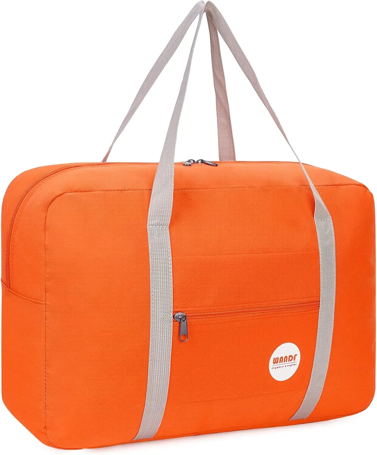 WANDF For Spirit Airlines Personal Item Bag 18x14x8 Travel Duffel Bag Underseat Foldable Carry-on Luggage for Women
