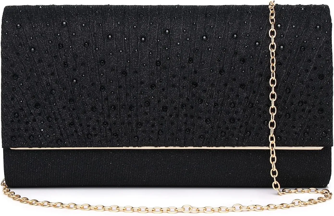 Women Evening Bags Glitter Sequins Clutch Purses for Women Shiny Envelope Handbag Formal Wedding Party Prom Purse