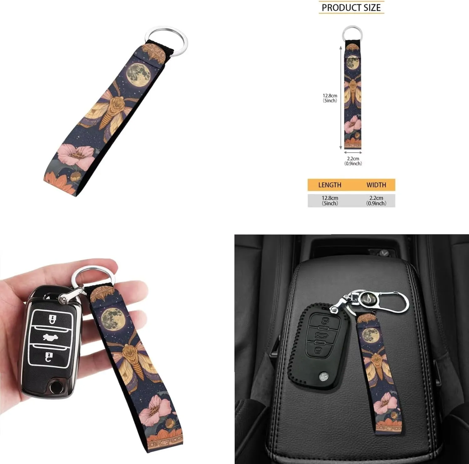 Womens Small Purses Keychain and Handbags 3Pcs for Daily Use