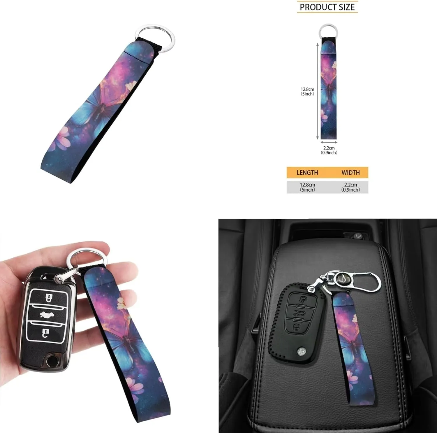 Womens Small Purses Keychain and Handbags 3Pcs for Daily Use
