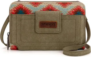 Wrangler Small Crossbody Bag for Women RFID Blocking Wallet Shoulder Purse Handbags with Credit Card Slots